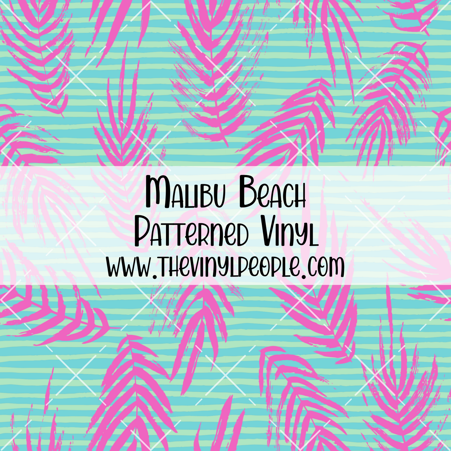 Malibu Beach Patterned Vinyl