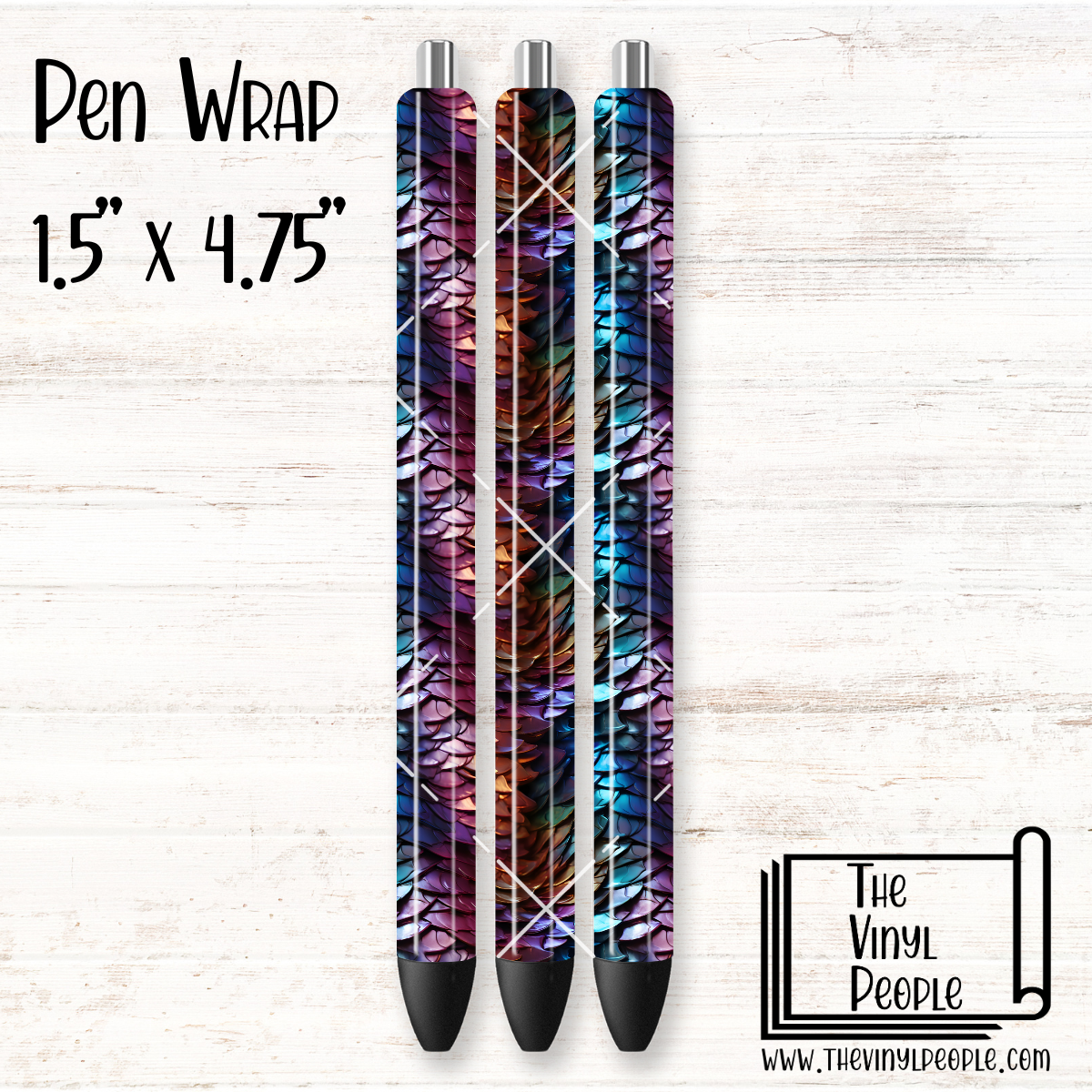 Mystical Dragon Scales Pen Wrap