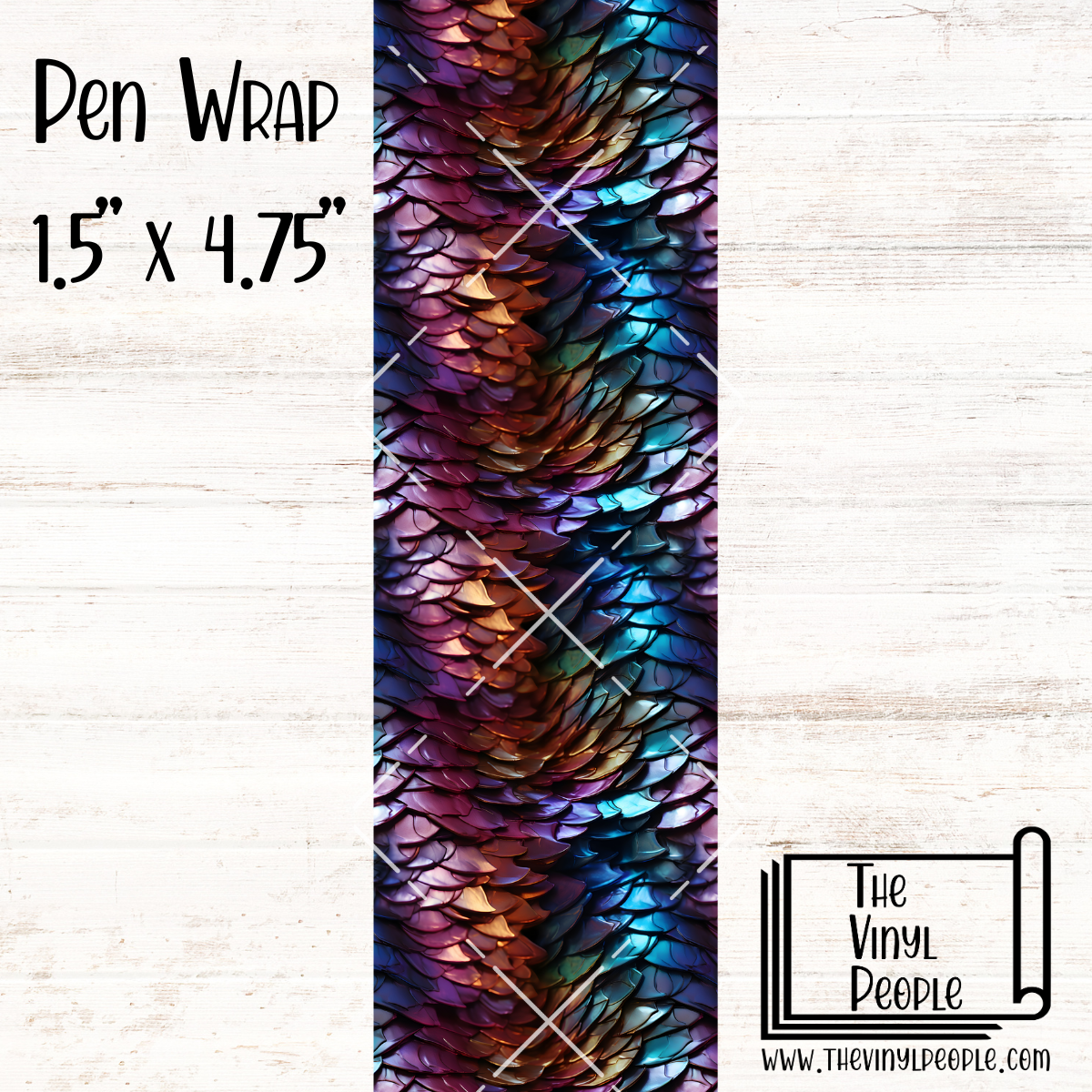 Mystical Dragon Scales Pen Wrap