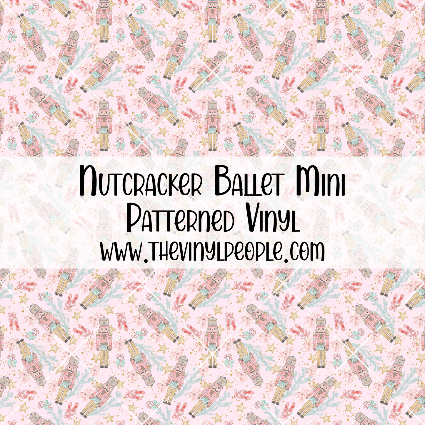 Nutcracker Ballet Patterned Vinyl