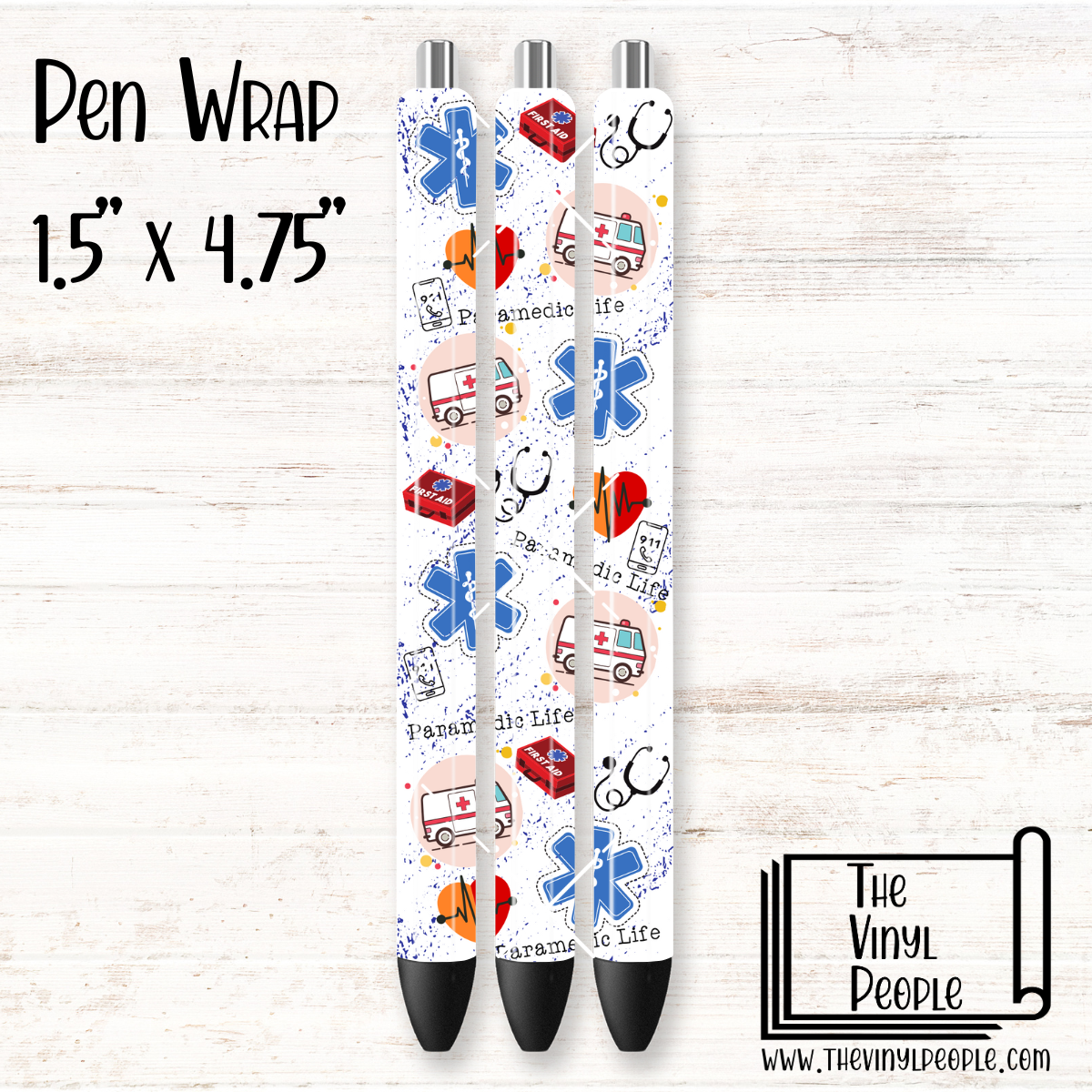 Paramedic Life Pen Wrap