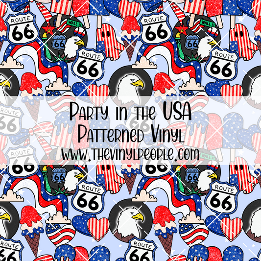 Party in the USA Patterned Vinyl