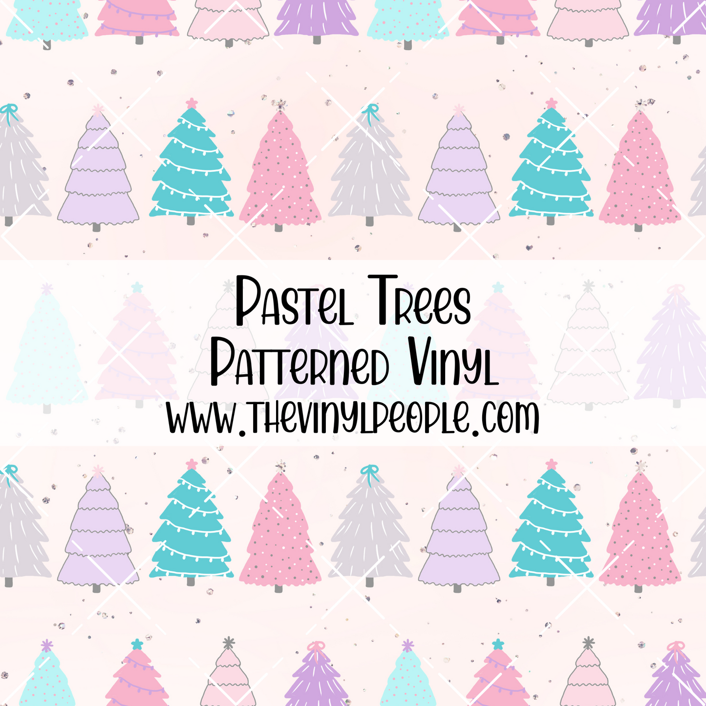 Pastel Trees Patterned Vinyl