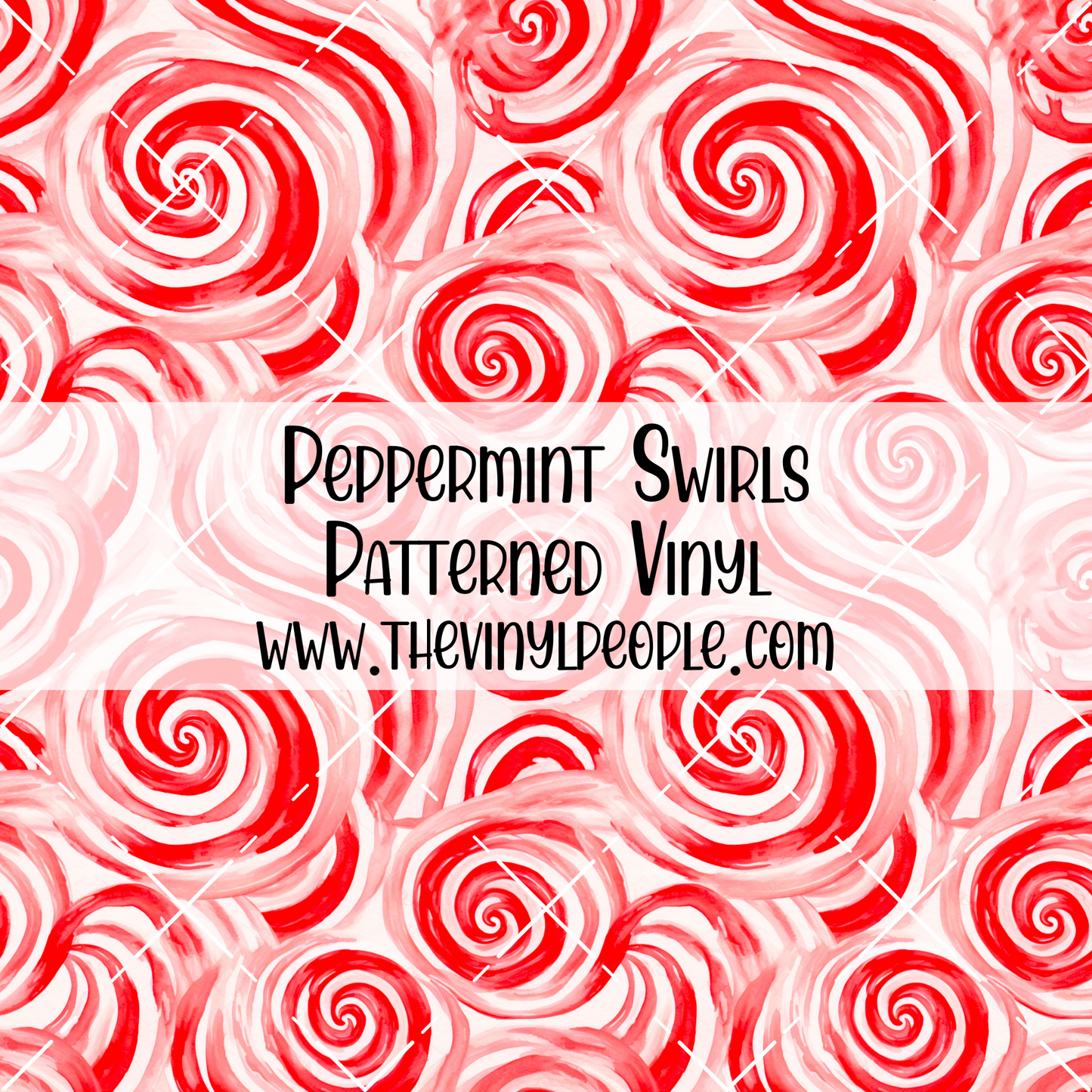 Peppermint Swirls Patterned Vinyl