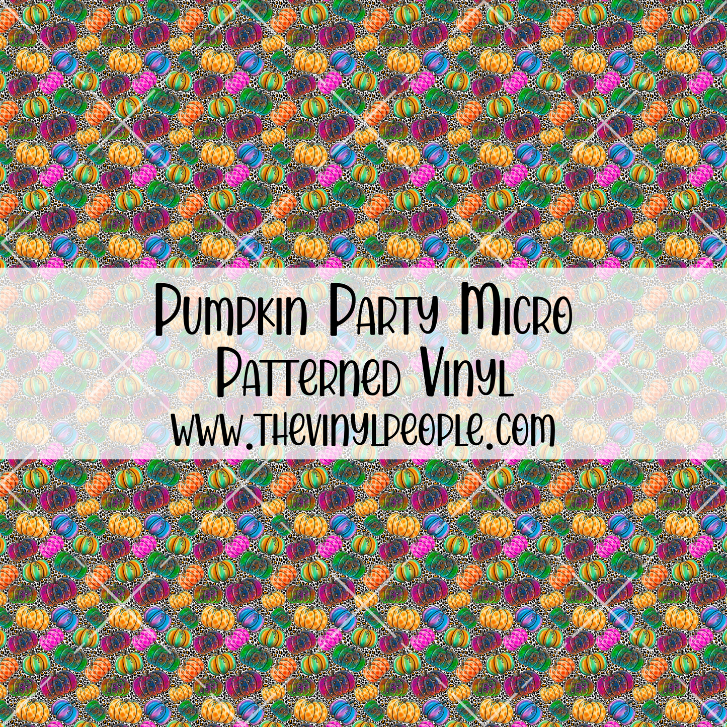 Pumpkin Party Patterned Vinyl