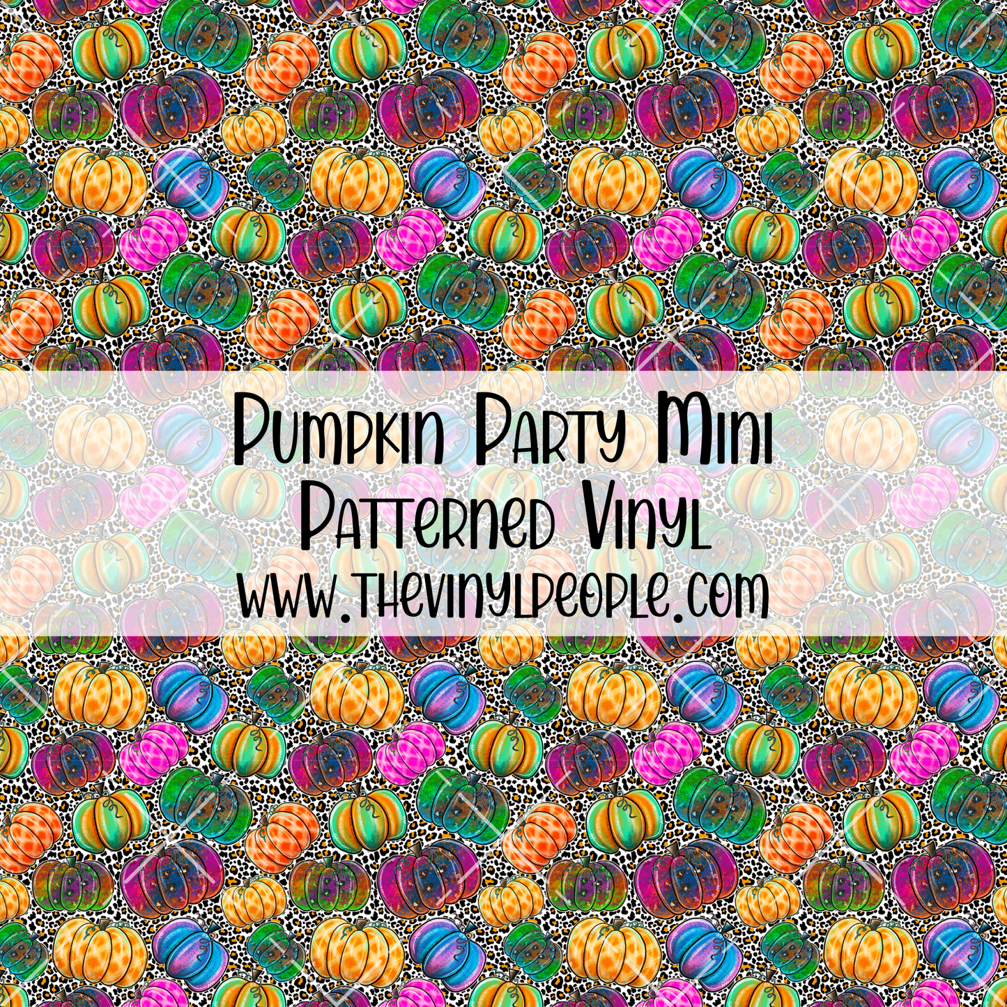 Pumpkin Party Patterned Vinyl