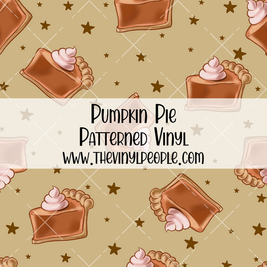 Pumpkin Pie Patterned Vinyl