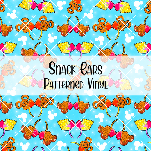 Snack Ears Patterned Vinyl