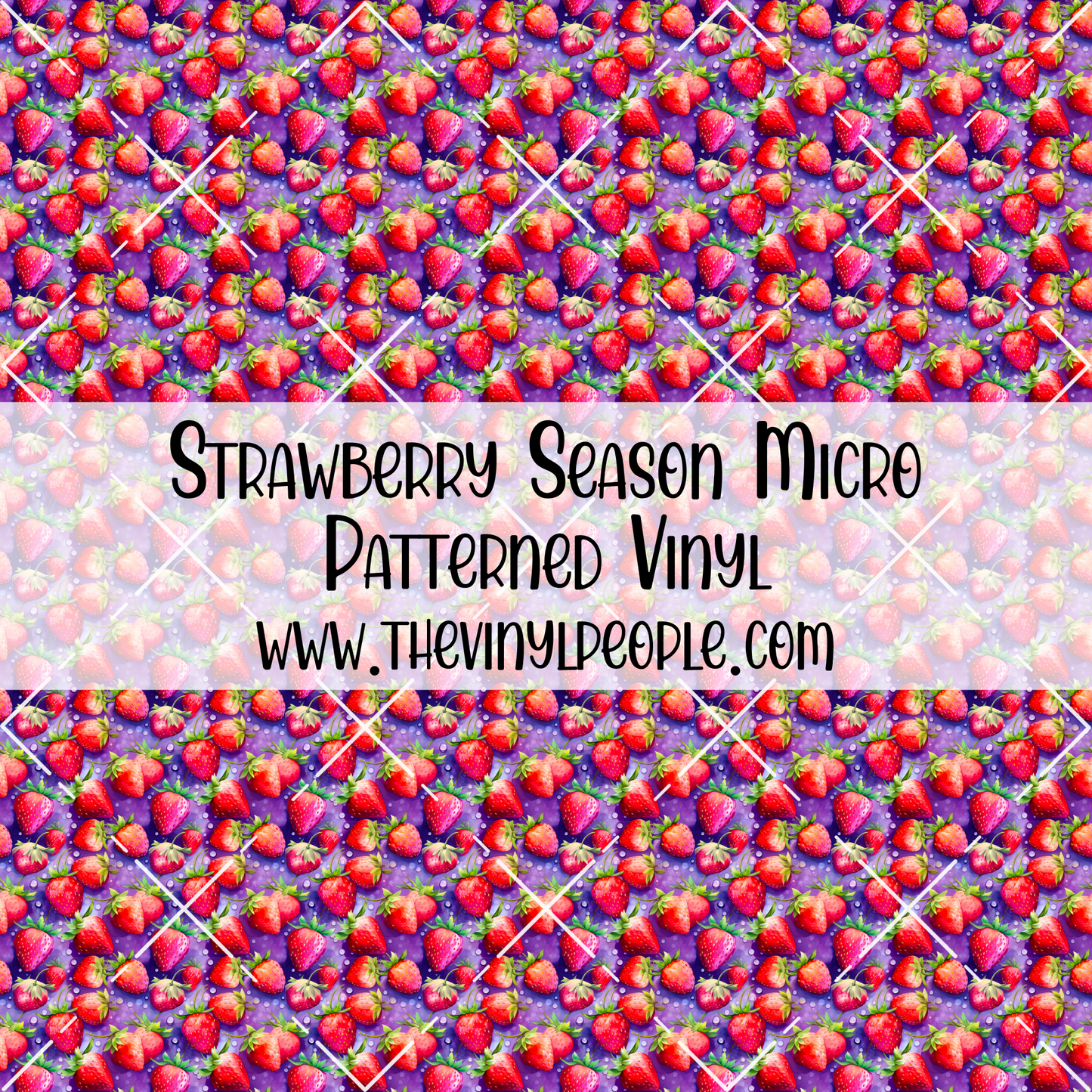 Strawberry Season Patterned Vinyl