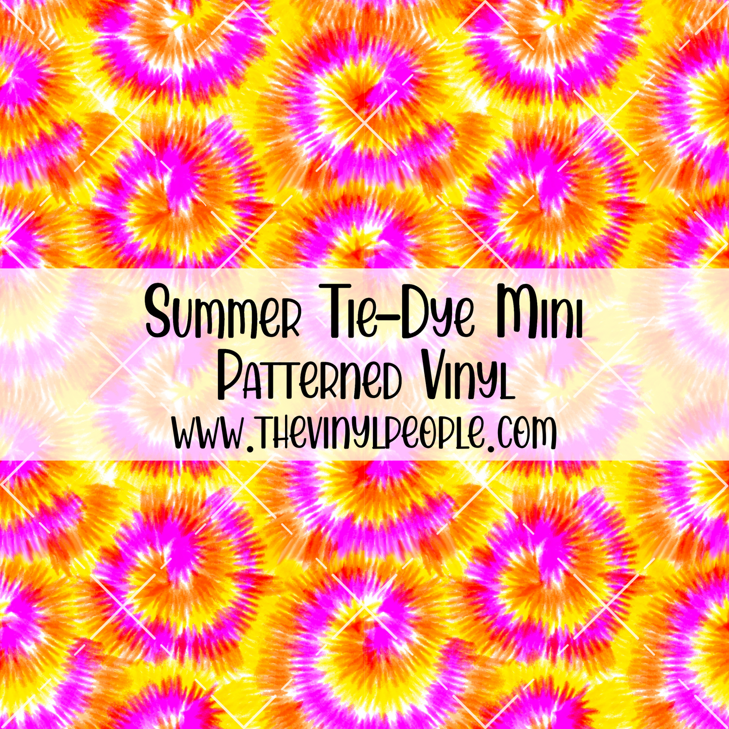 Summer Tie-Dye Patterned Vinyl