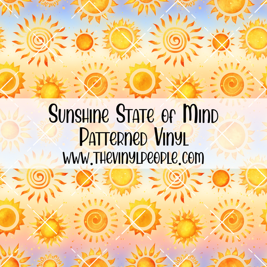 Sunshine State of Mind Patterned Vinyl