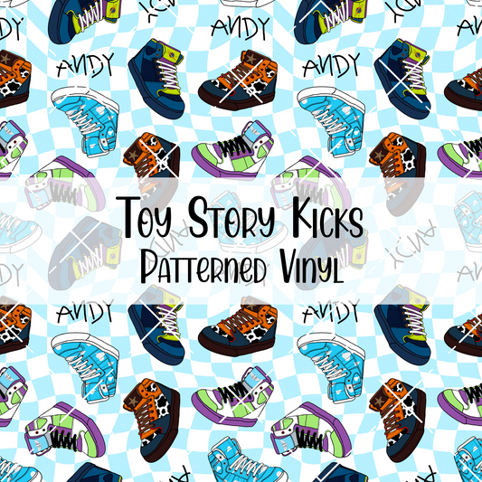 Toy Story Kicks Patterned Vinyl