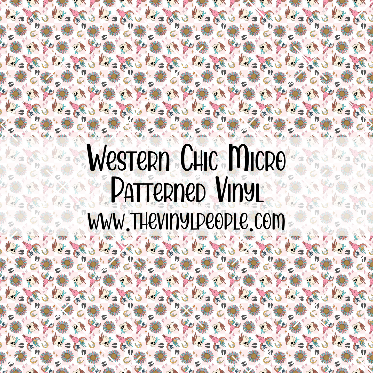 Western Chic Patterned Vinyl