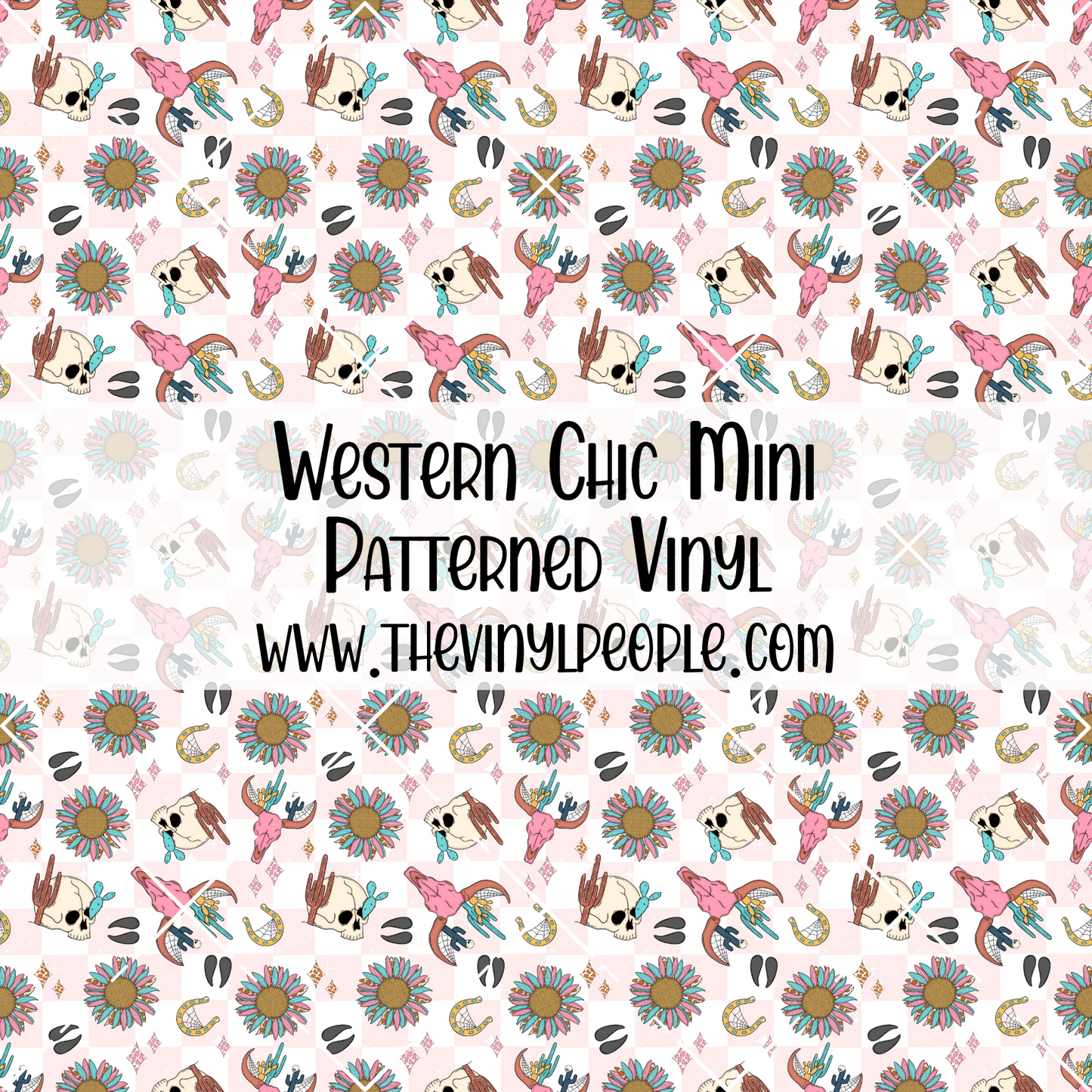 Western Chic Patterned Vinyl