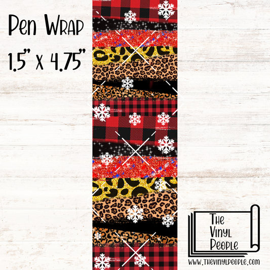 Wild About Christmas Pen Wrap