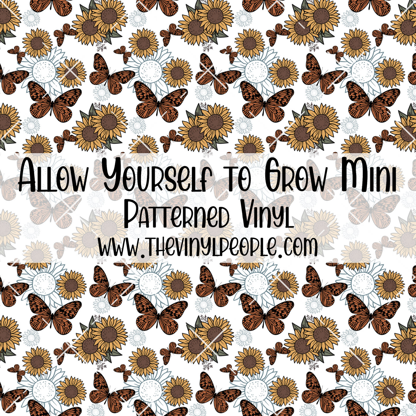 Allow Yourself to Grow Patterned Vinyl