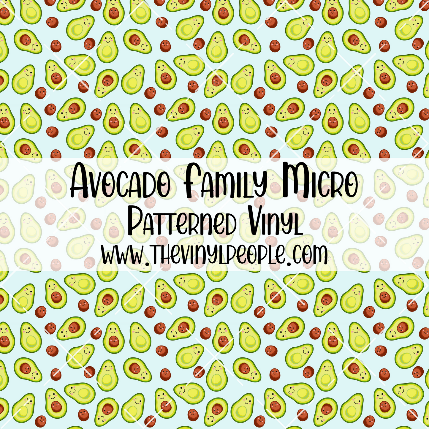 Avocado Family Patterned Vinyl