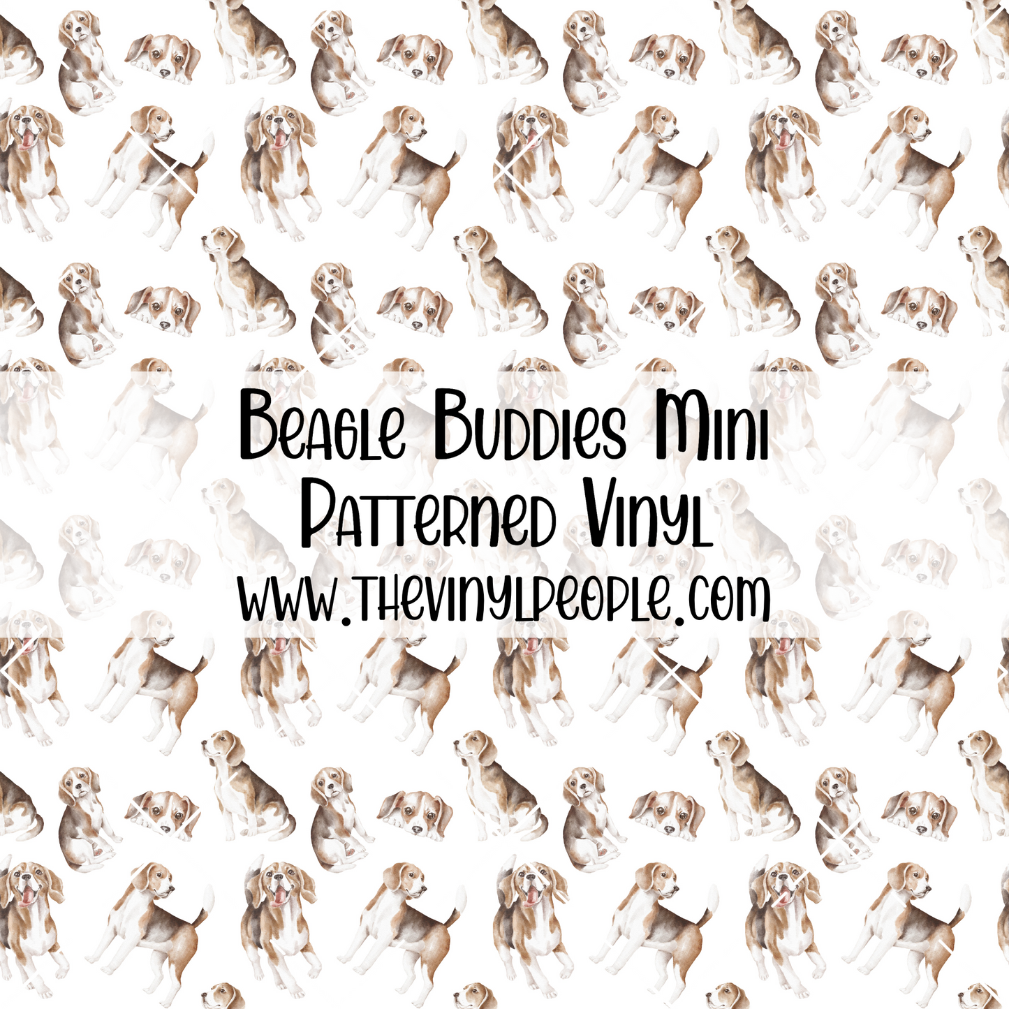 Beagle Buddies Patterned Vinyl