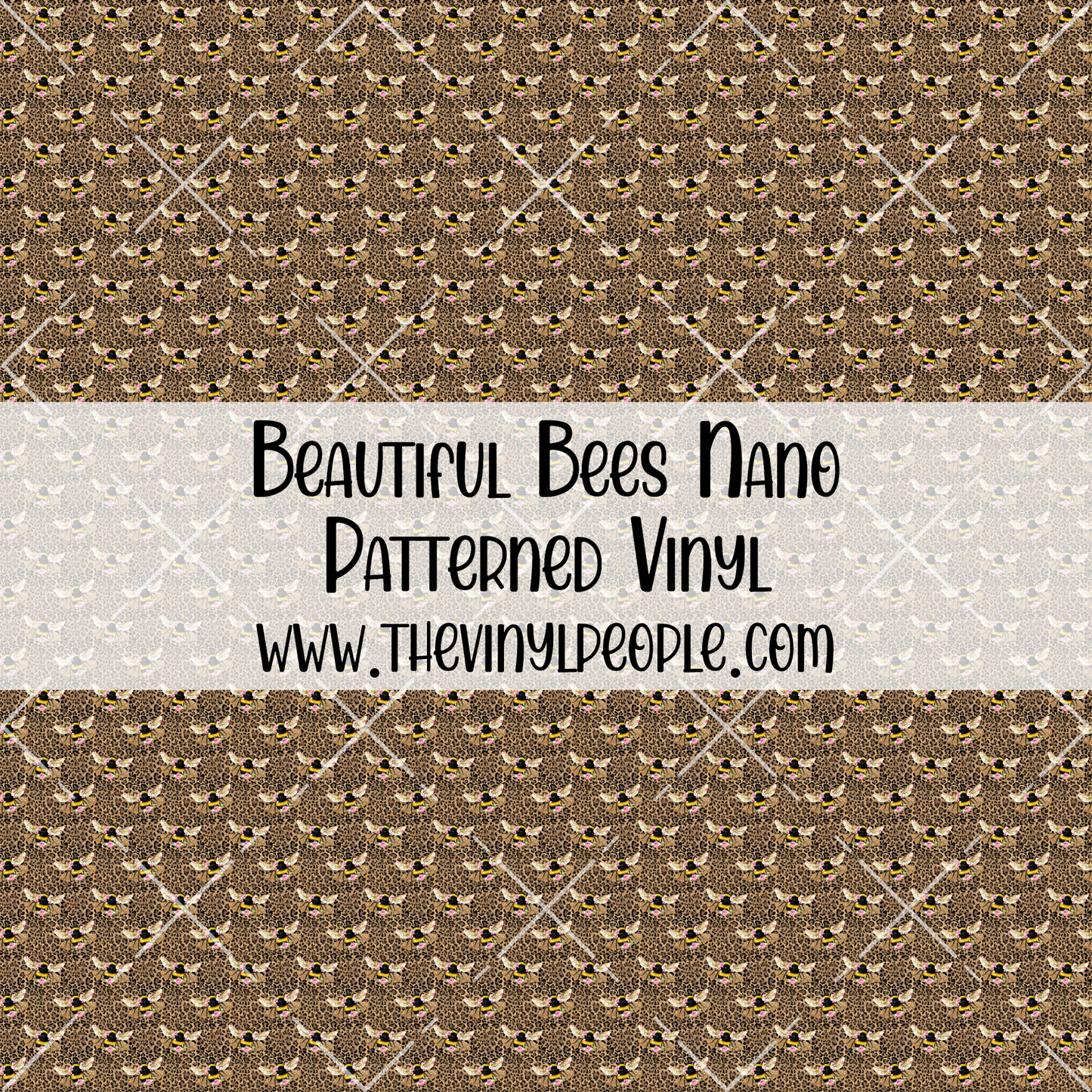 Beautiful Bees Patterned Vinyl