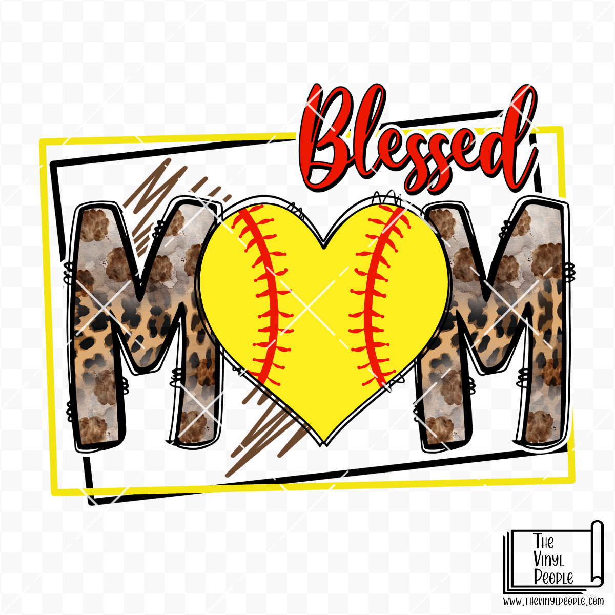 Blessed Sports Mom Vinyl Decals