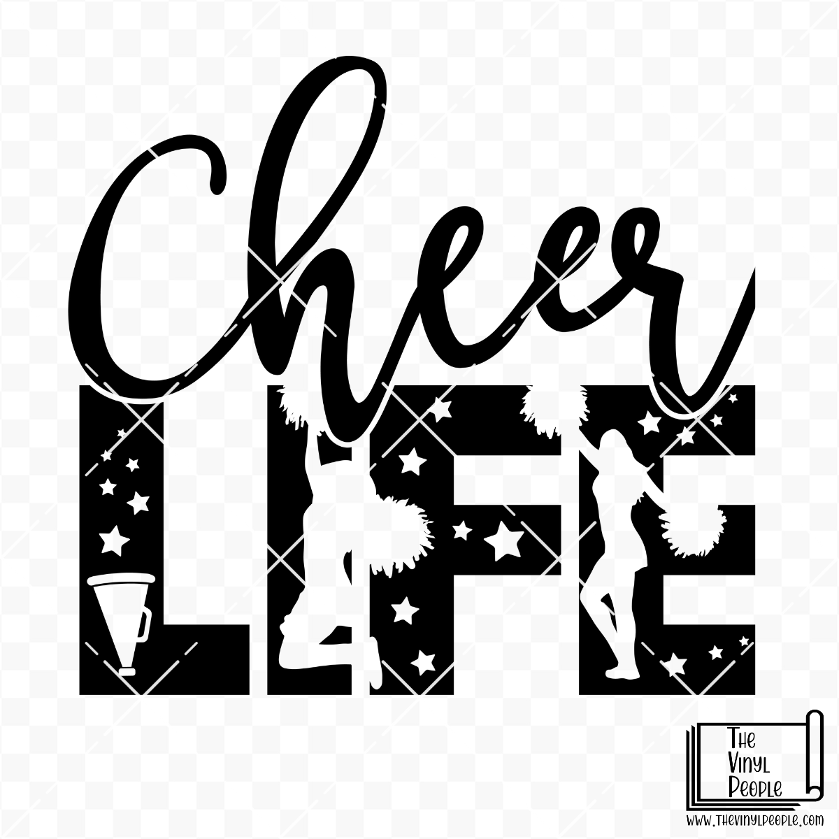 Cheer Life Vinyl Decal