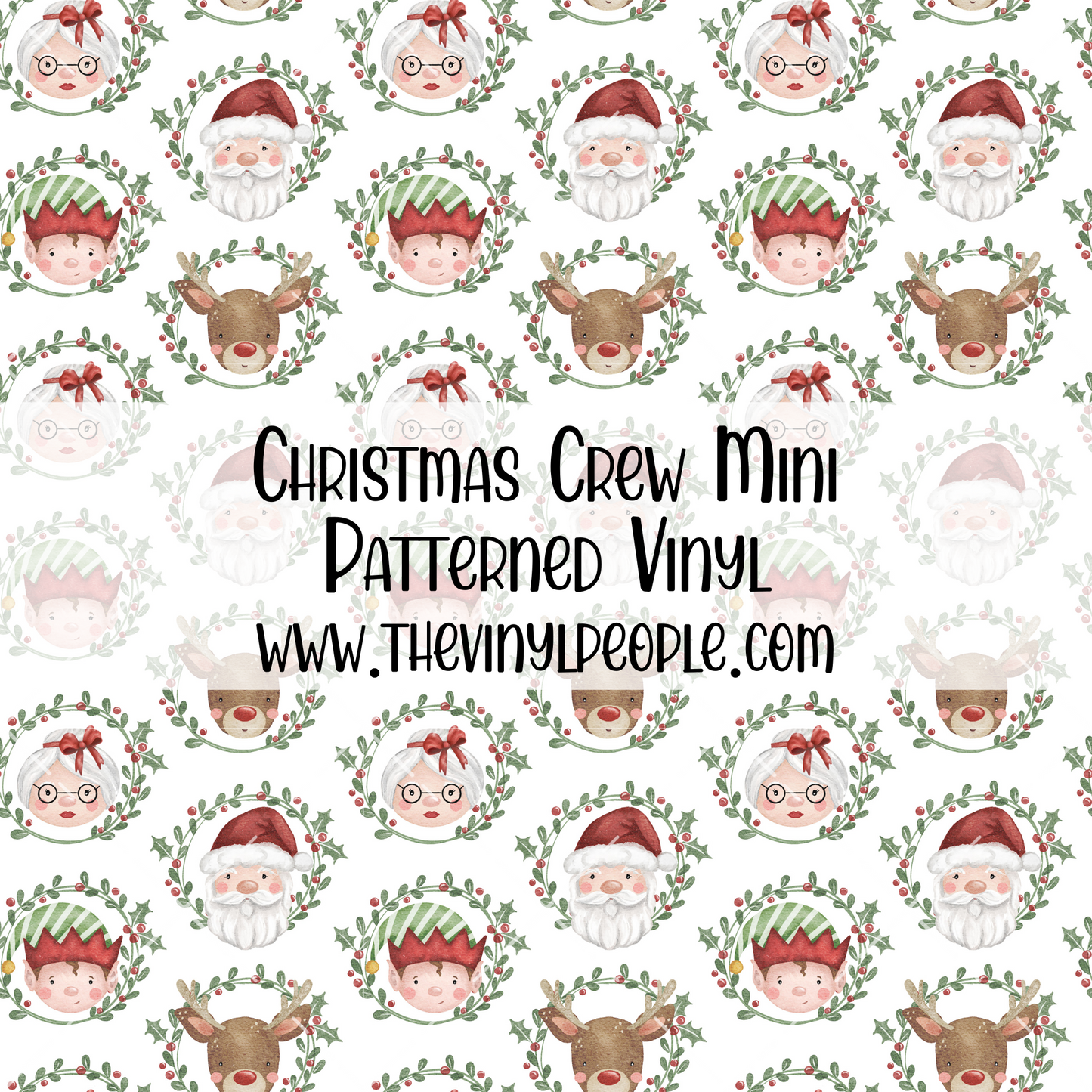 Christmas Crew Patterned Vinyl