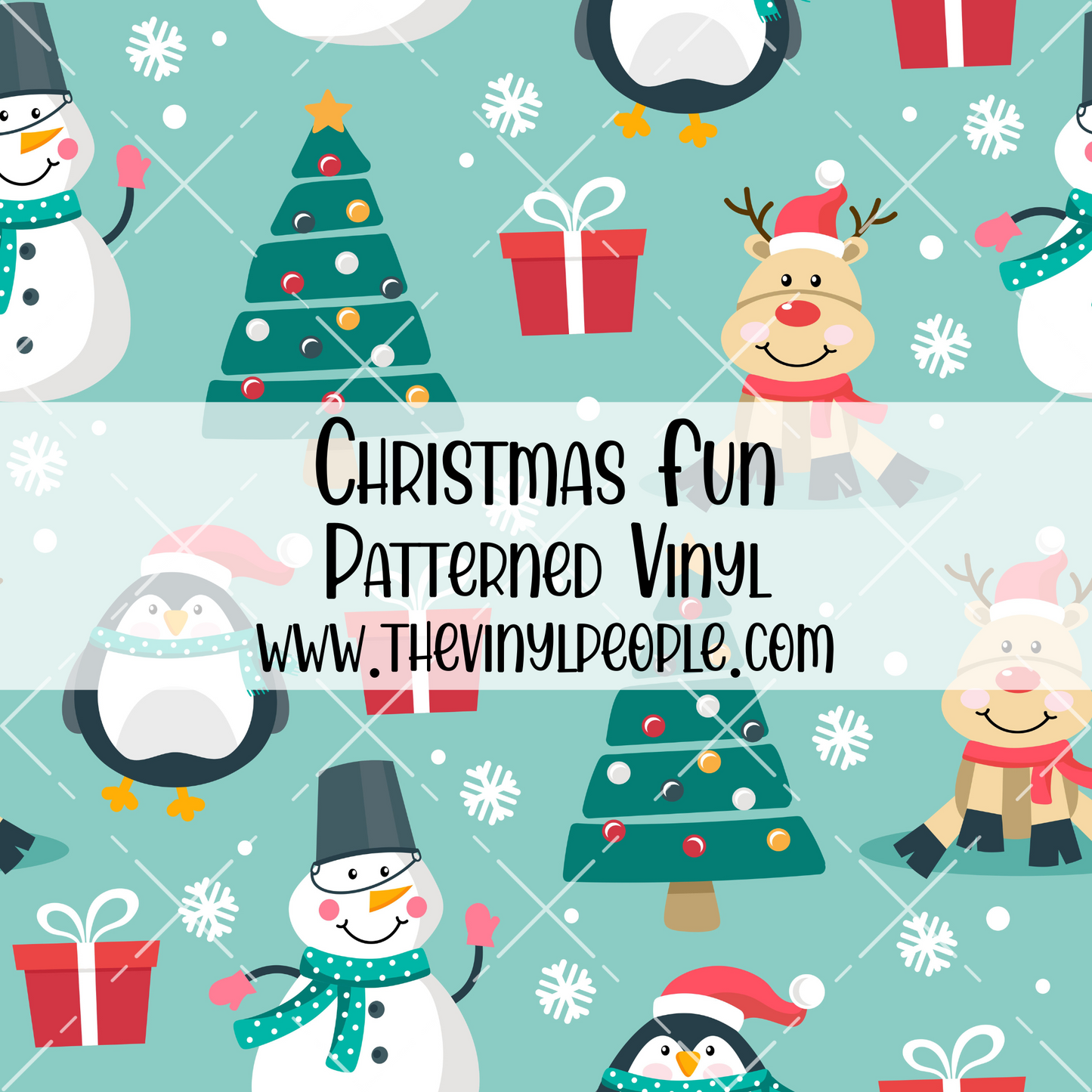 Christmas Fun Patterned Vinyl