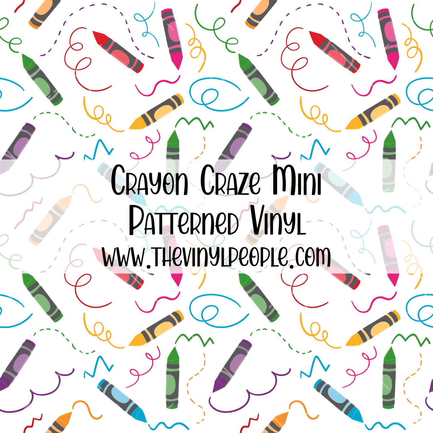 Crayon Craze Patterned Vinyl