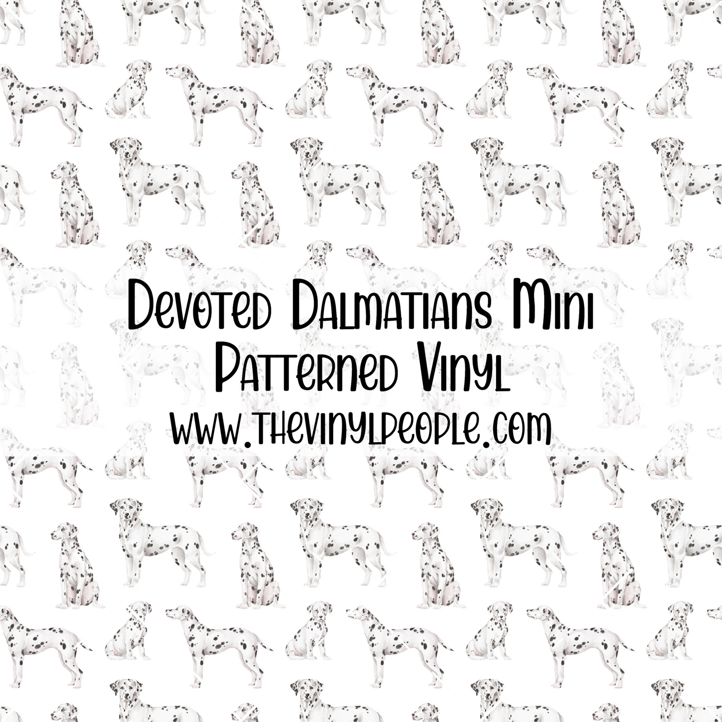 Devoted Dalmatians Patterned Vinyl