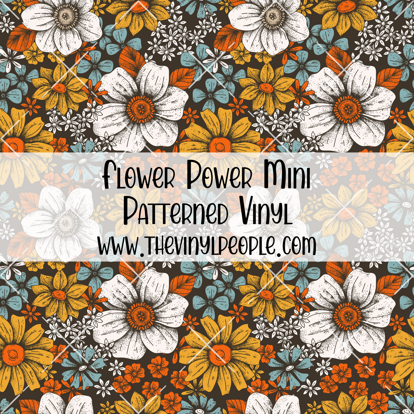 Flower Power Patterned Vinyl