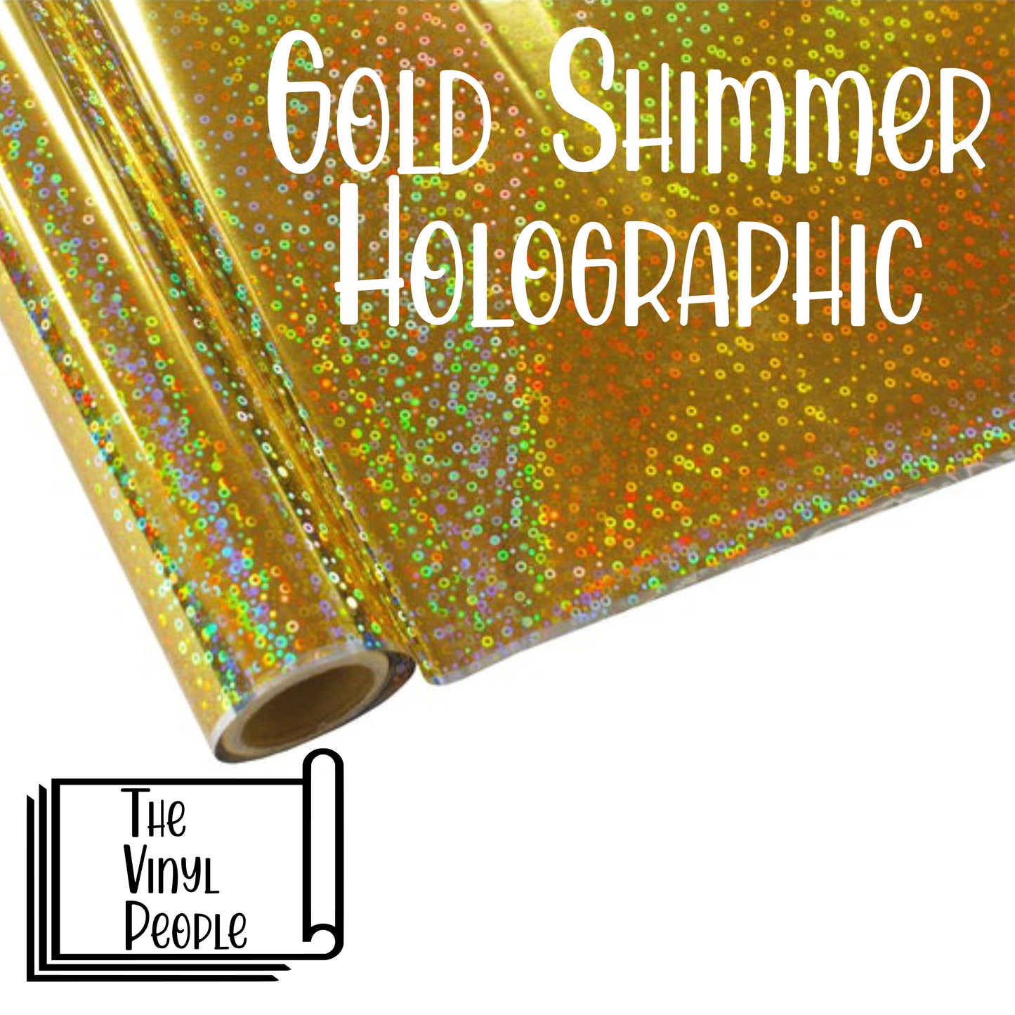 Gold Shimmer Holographic Foil