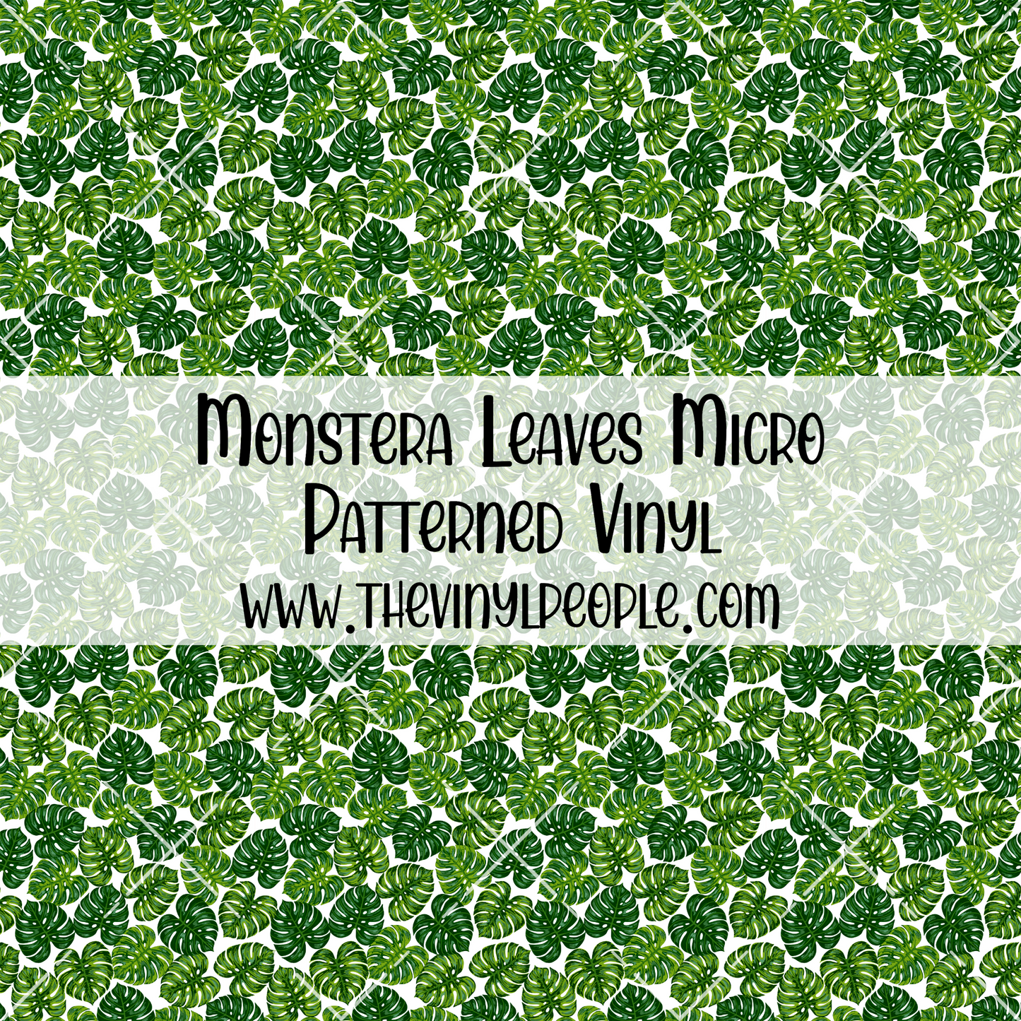 Monstera Leaves Patterned Vinyl