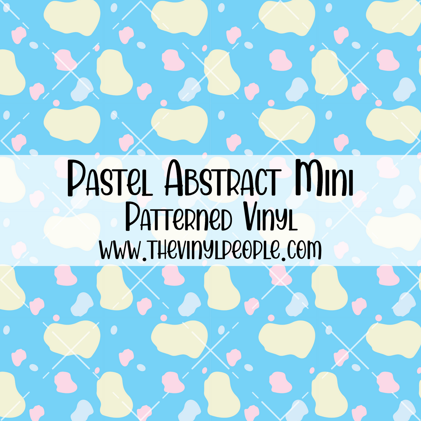 Pastel Abstract Patterned Vinyl