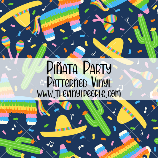 Piñata Party Patterned Vinyl