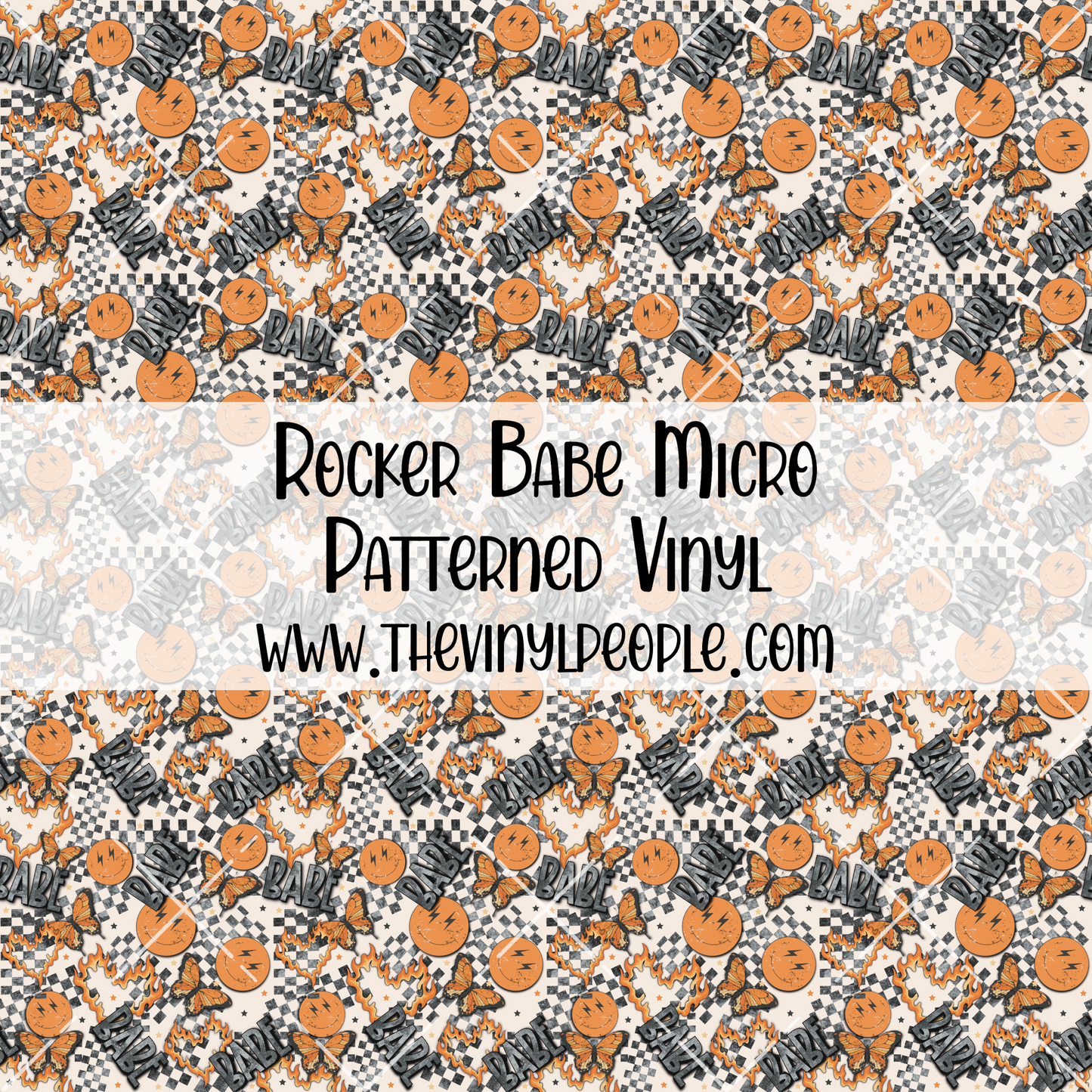 Rocker Babe Patterned Vinyl