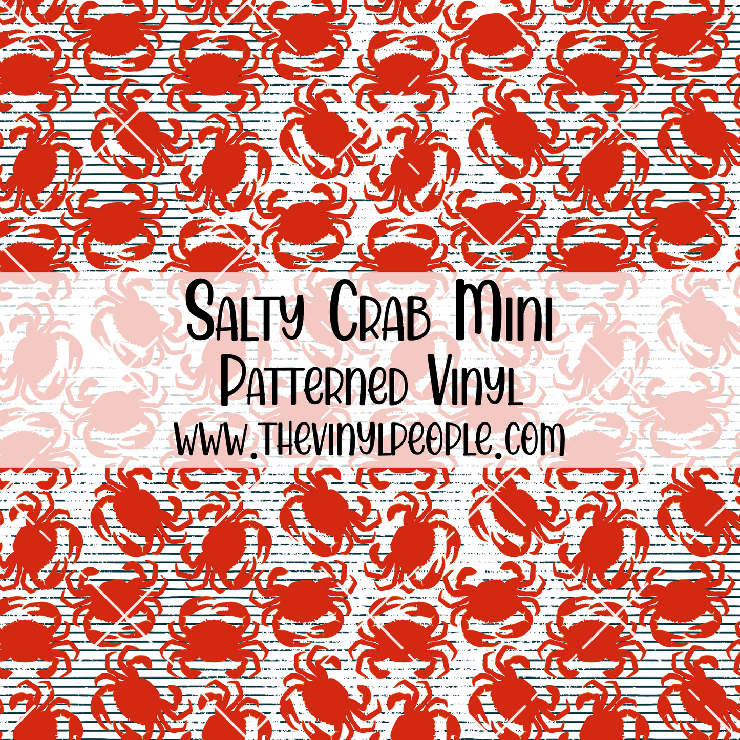 Salty Crab Patterned Vinyl