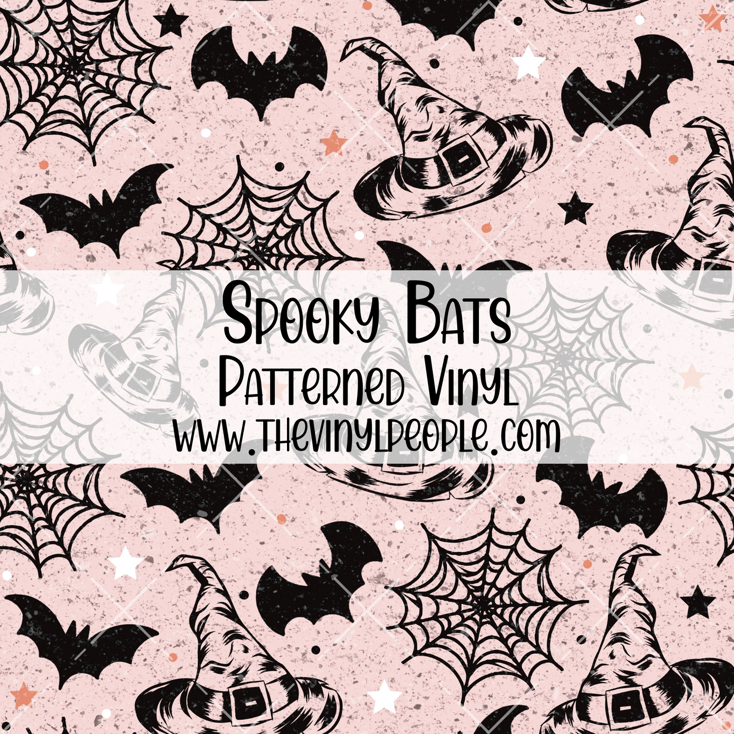 Spooky Bats Patterned Vinyl