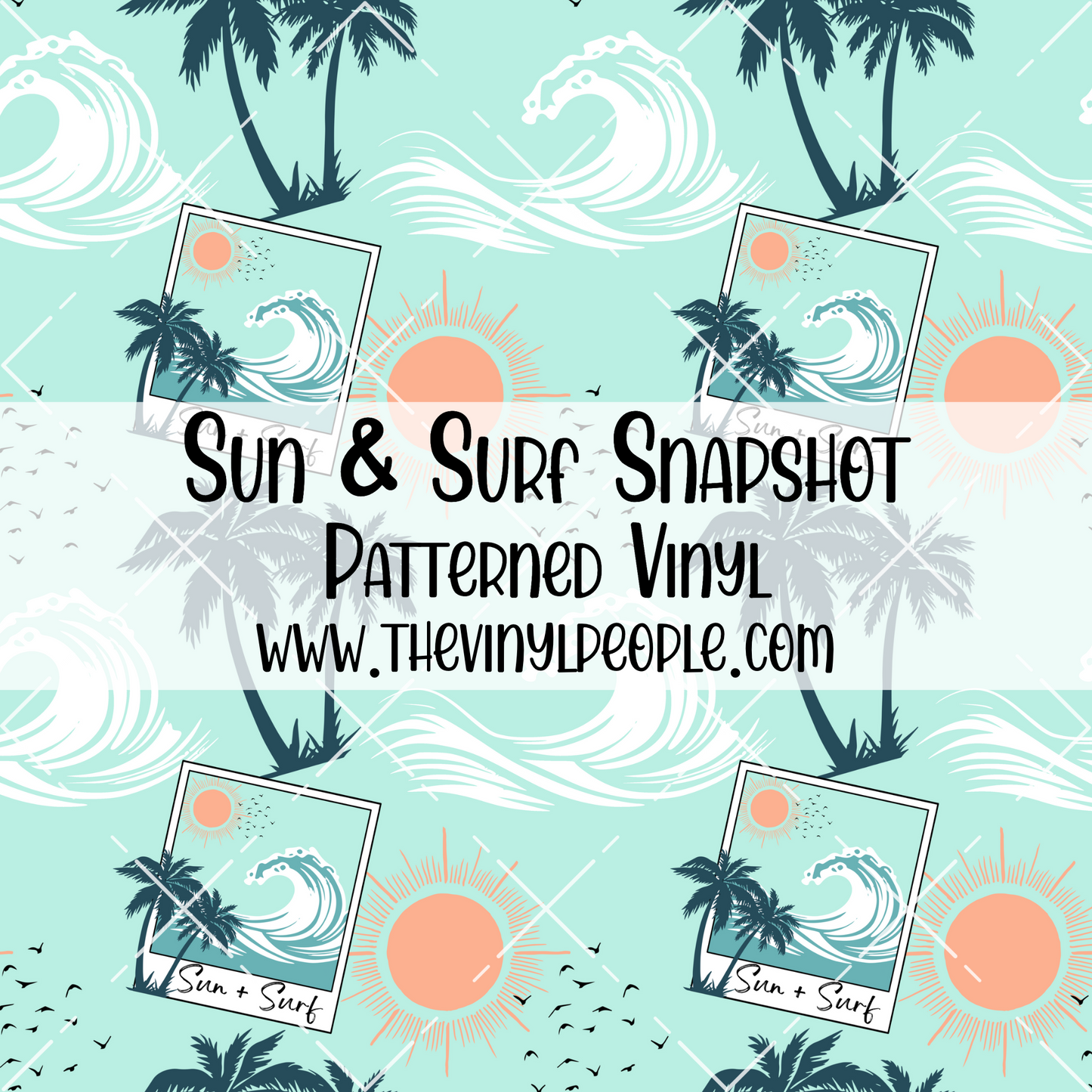 Sun & Surf Snapshot Patterned Vinyl