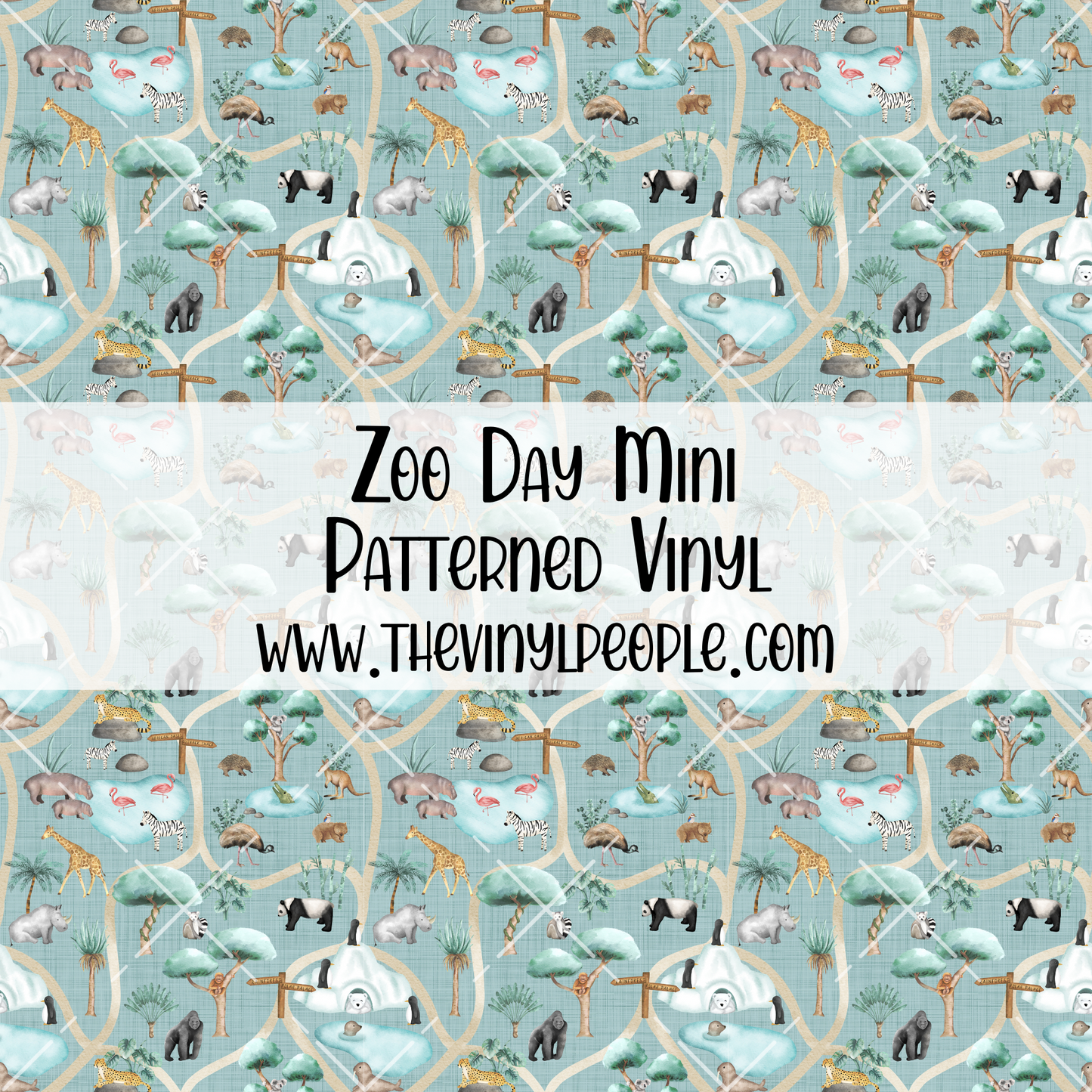 Zoo Day Patterned Vinyl